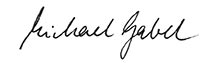 Unterschrift Dr. Michael Gabel
